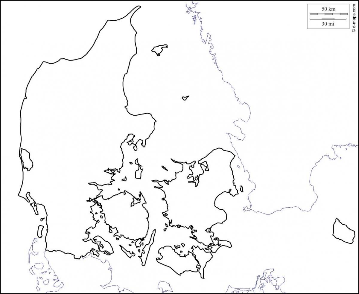 Карта Данској контура