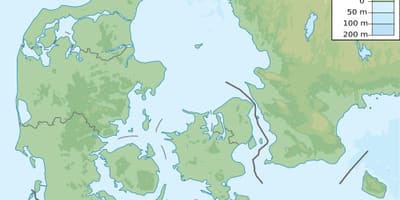 Карта Данској висини