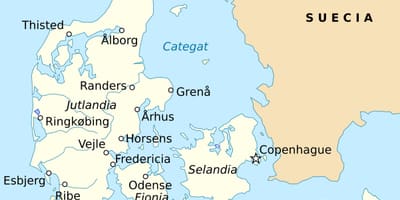 Карта фредерисия Данска