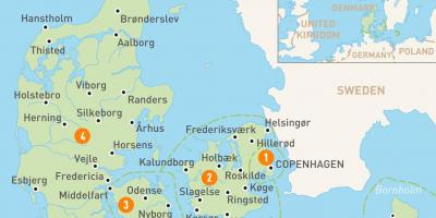 Покрајина Данској на мапи